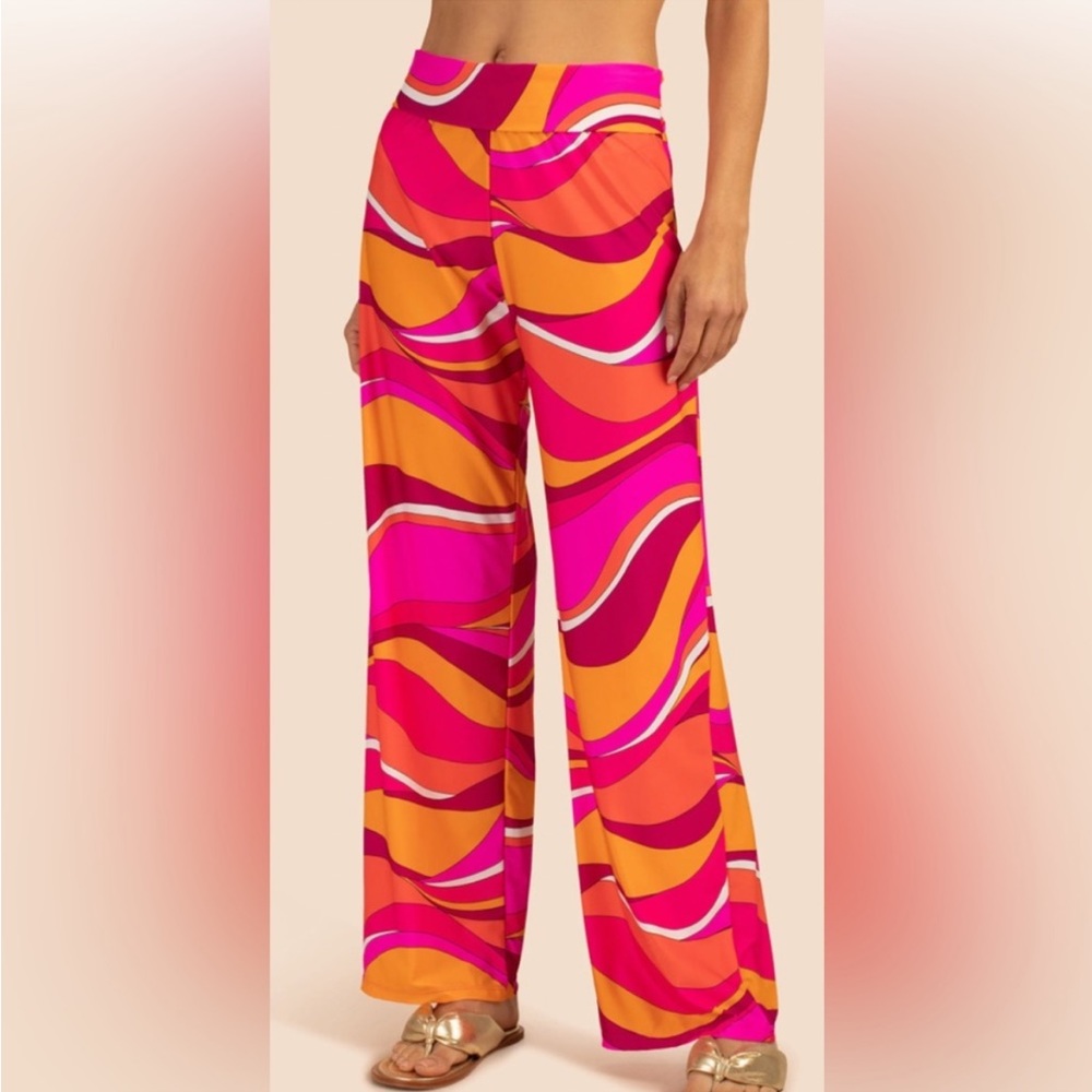 Trina Turk VIVID VISTA SWIM PANT NWT Size L